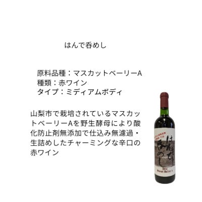 東晨洋酒 はんで呑めし 無添加ワイン【1706046】