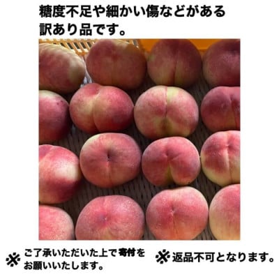 2026年 先行受付【訳あり】桃 2kg以上【配送不可地域：離島】【1630610】