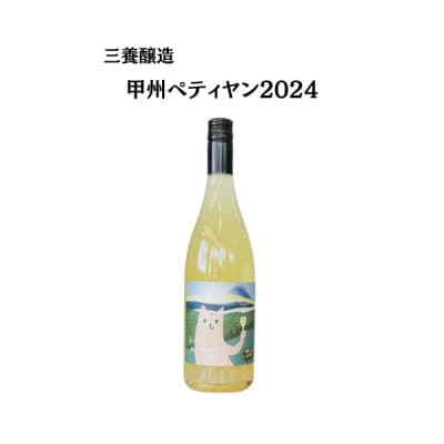 三養醸造 甲州ペティヤン2024 750ml×1本【配送不可地域：離島】【1704681】