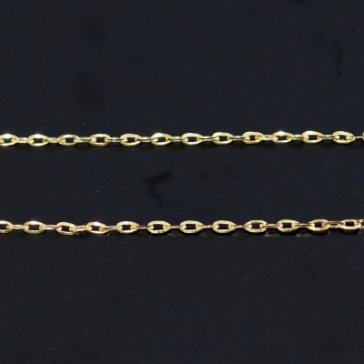 K24純金0.4ラディアントチェーンネックレス45cmスライドムーブ付き【配送不可地域：沖縄県】【1365029】