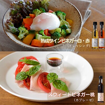 【蔵元直送】プロ御用達!ワインビネガー・バラエティ5本セット〜調味料&飲む酢〜 世界農業遺産認定地域【1115097】