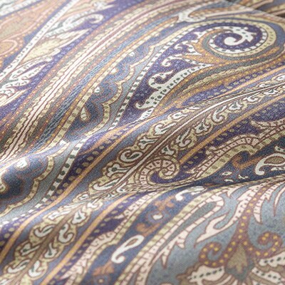 【甲州羽毛ふとん】シルク100%羽毛本掛けふとん (シングル) ブルー カバー付き　36【1296994】