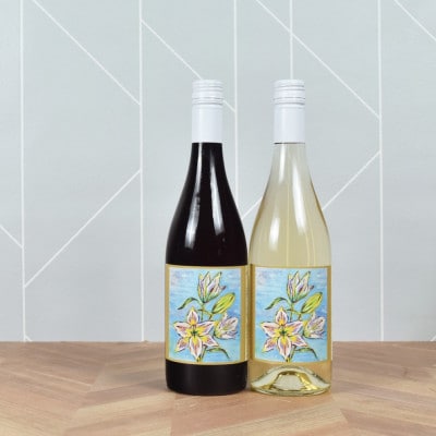 お手頃!四恩醸造赤白ワイン2本セット 山梨ワイン 飲み比べ【1627270】