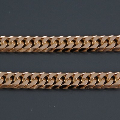 K18åå¹³6é¢Wããã¯ã¬ã¹50gãé·ã60cmã»å¹
5.4mmã»åã2.0mmããé
éäžå¯å°åïŒæ²çžçãã1321454ã