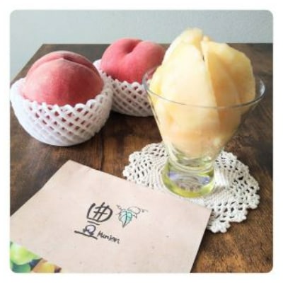 【2026発送予定】数量限定!【高級桃桐箱入り】8〜9玉入り　山梨市産地直送　約3kg箱【配送不可地域：離島】【1178160】