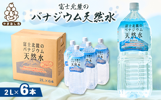富士麗水ミネラルウォーター(2L 1箱6本入り)【1565105】