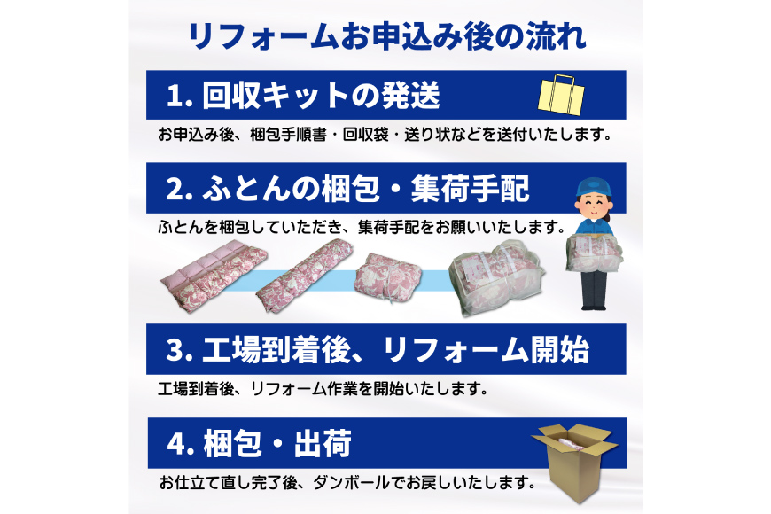 ハイグレード 羽毛布団リフォーム シングル 【ポーランド産 ホワイトグース90%】 仕立て直し 80超長綿 【赤 柄おまかせ】 / 川村羽毛 / 山梨県 韮崎市 [20741388] リフォーム 布団打ち直し 布団リフォーム 布団 羽毛 ふとん 羽毛布団 羽毛ぶとん 打ち直し