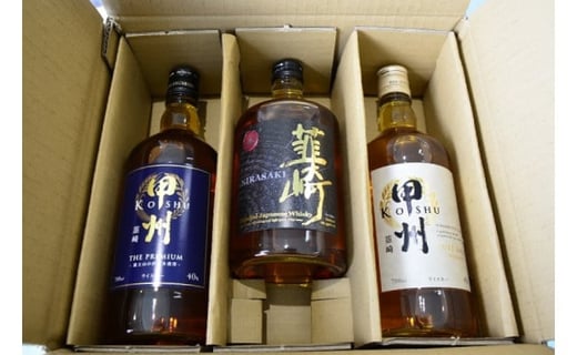 【3回 定期便 隔月】 甲州韮崎 プレミアム ウイスキー 各700ml×3種×3回 総計9本 [ ウィスキー 酒 ハイボール 飲み比べ ] / サン.フーズ / 山梨県 韮崎市 [20741171]