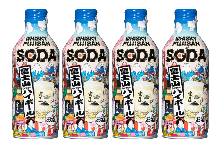 富士山ハイボール缶 290ml × 4本入り [株式会社ミレックスジャパン 山梨県 韮崎市 20745396] ハイボール缶 ウィスキー ウイスキー 富士山ウイスキー お酒 酒 酎ハイ サワー 缶 セット ドリンク 晩酌 国産 ギフト プレゼント 濃いめ