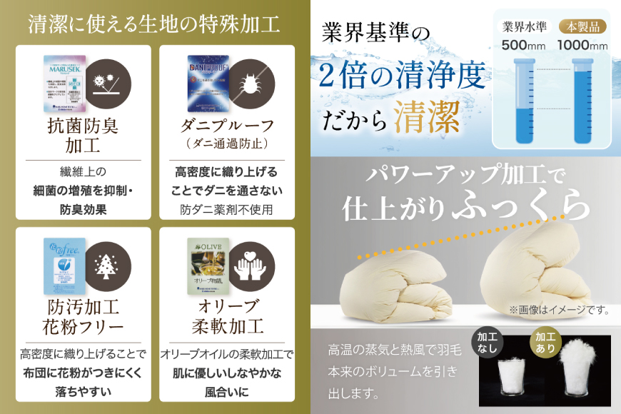 【春秋用】 洗える 羽毛布団 合掛け キング ホワイトダックダウン93％ 1.6kg 無地 アイボリー 中厚 春用 秋用 [川村羽毛 山梨県 韮崎市 20745429] 合い掛け 布団 ブルガリア産 コインランドリー 掛け布団 かけ布団 ふとん 羽毛ふとん 合掛け布団 ロイヤルゴールドラベル