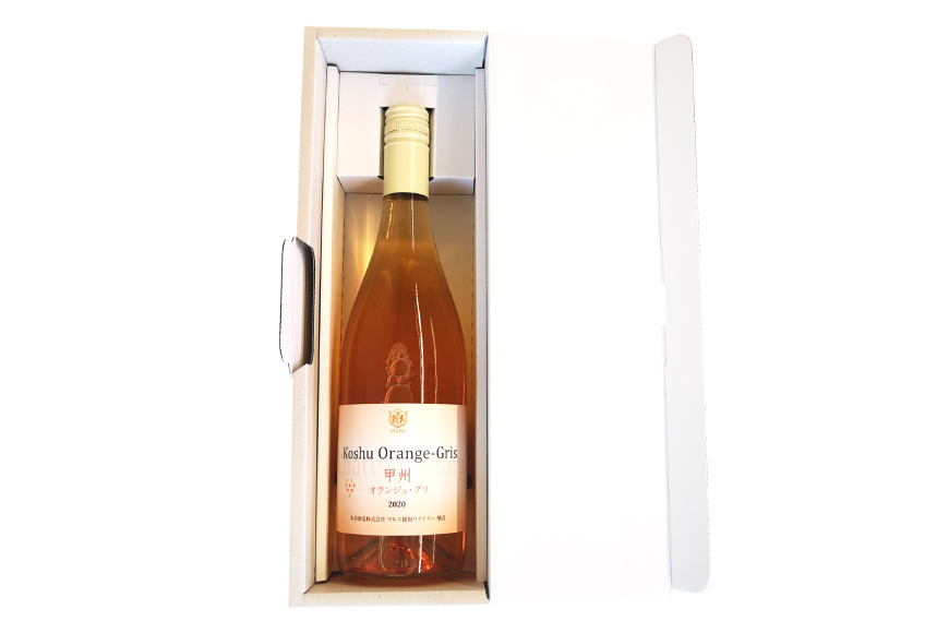 【JWC2022銀賞受賞】 ワイン 白 やや辛口 甲州オランジュ･グリ 750ml [本坊酒造 マルス穂坂ワイナリー 山梨県 韮崎市 20743120] 甲州 オレンジワイン 白ワイン