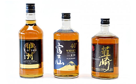 【6回 定期便 毎月】 富士山 ウイスキー 3種×6回 総計18本 各700ml [ ウィスキー 酒 ハイボール 飲み比べ ] / サン.フーズ / 山梨県 韮崎市 [20741187]