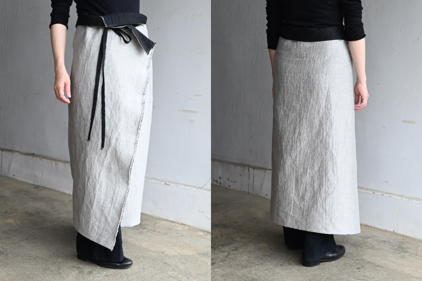 腰巻 二重織 純国産 1点 [YK衣服製作室 山梨県 韮崎市 20745316] 防寒 国産 ファッション リバーシブル 手作り ハンドメイド