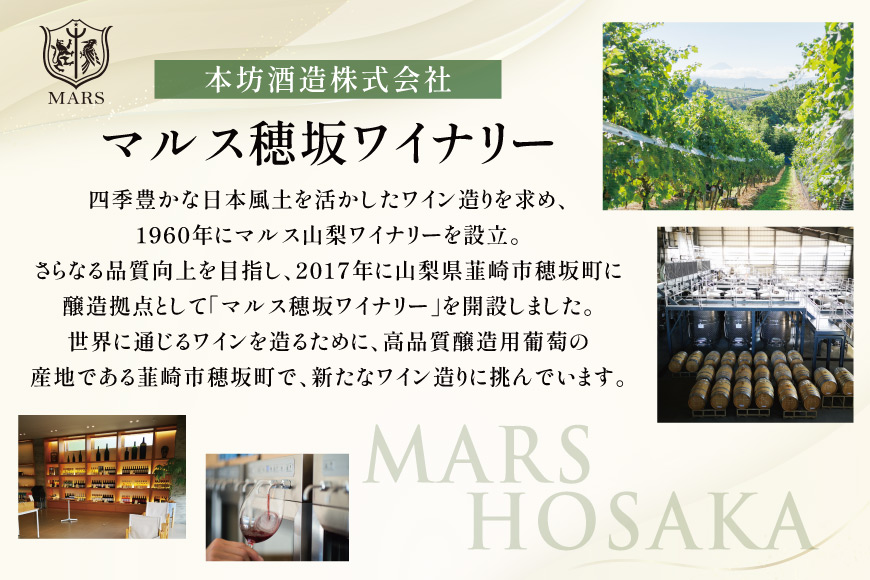 ワイン 定期便 12回 マルスセレクト毎月お届け / 本坊酒造 マルス穂坂ワイナリー / 山梨県 韮崎市 [20743307] おまかせ