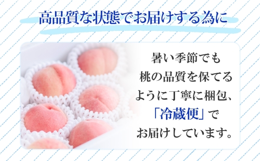 ＜25年発送先行予約＞桃 秀品 4.5kg 糖度10％以上※クール便配送 177-006