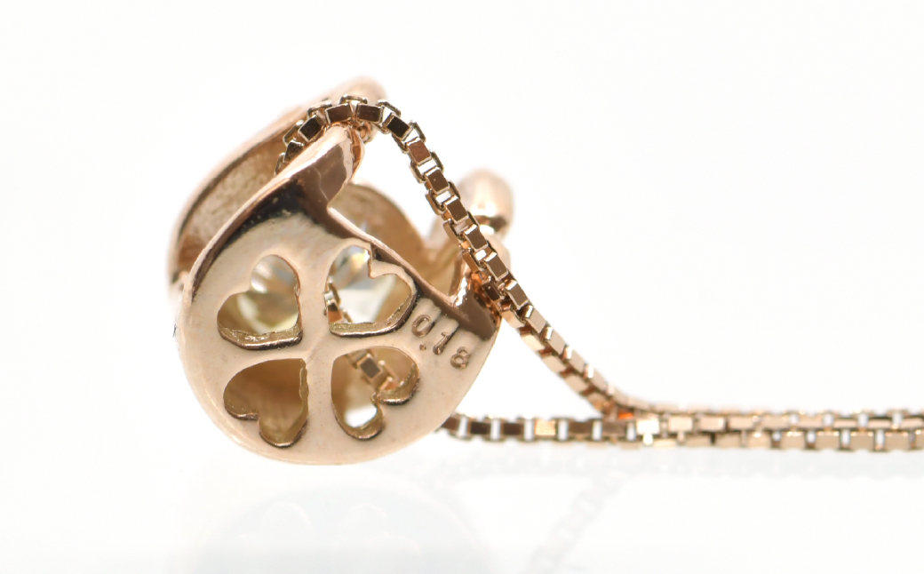 0.18ｃｔ 10金 ネックレス ピンクゴールド 管理番号 RTJ-016 246-002-PG