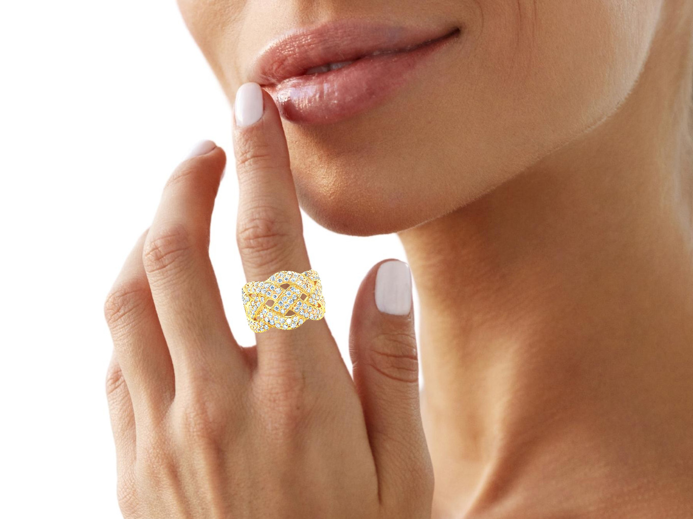 K18 DIA RING 1.0CT 1譛ャ RATA-20DI-Y 188-132