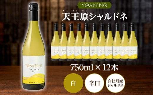 《無地熨斗 対応可》YOAKENO 天王原シャルドネ 750ml×12本 177-4-081