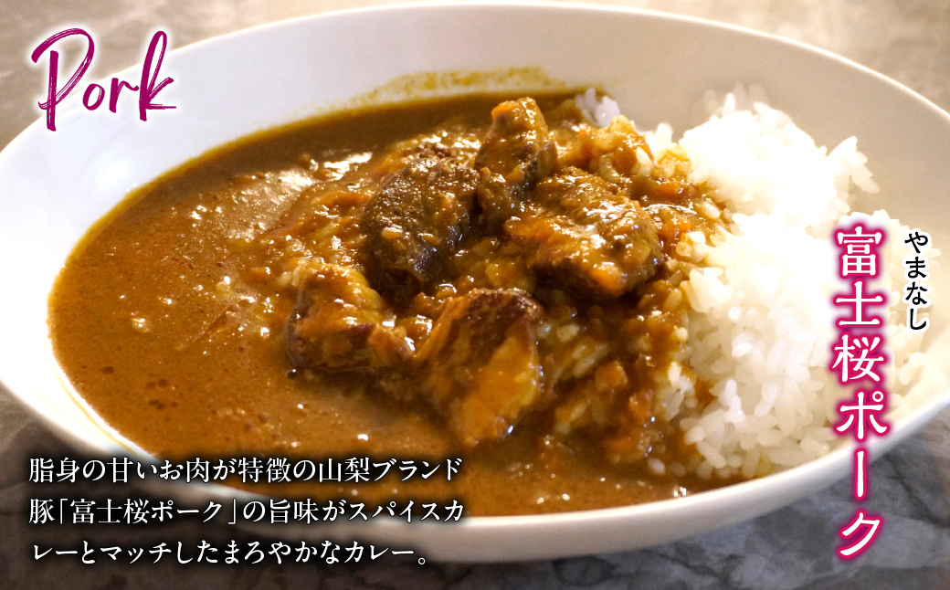 ジョイアルカレー3種10箱 ギフトセット（ビーフ・富士桜ポーク・信玄鶏） 118-001