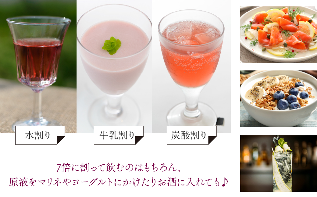 【満点☆青空レストランで紹介されました！】ドリンクビネガー(ゆず・ぶどう720ml)　2本セット 182-010