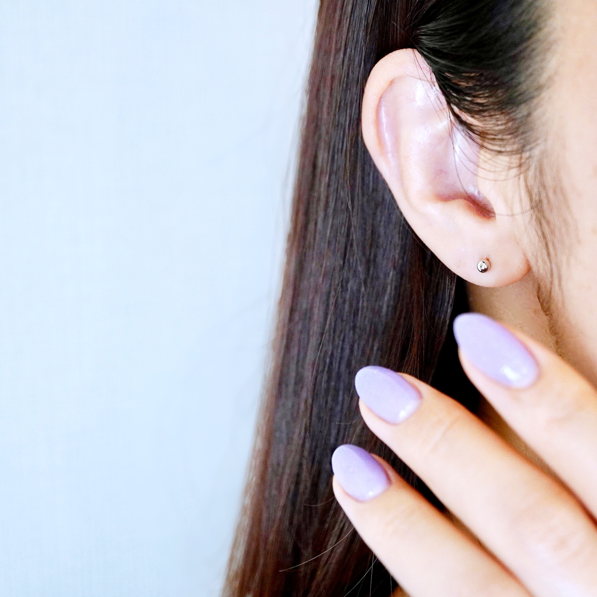 【ジュエリー】Pt900 プラチナ 地金 シンプル ボール ピアス (3mm) 保証書付 KO-0001 242-007-a