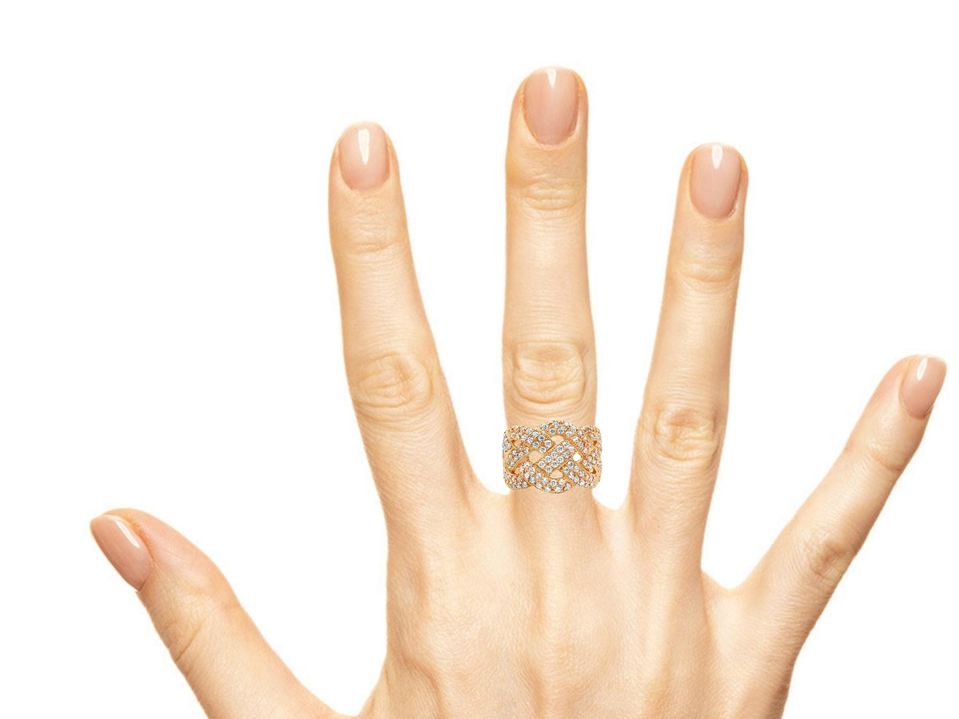 K18シーシァ DIA RING 1.0CT 1譛ャ RATA-20DI-R 188-133