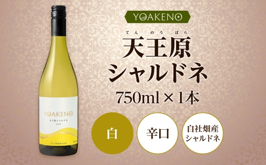 《無地熨斗 対応可》YOAKENO 天王原シャルドネ 750ml×1本 177-4-086