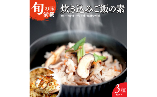 炊き込みご飯　3種セット炊き込み ご飯 5839-1922]