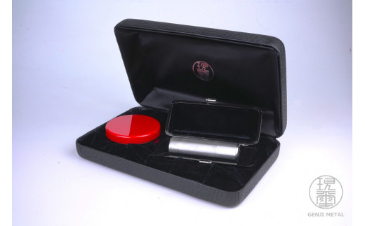 現璽METAL（げんじめたる）／印面マットタイプ　印面直径18mm　原田晶光堂[5839-2076]