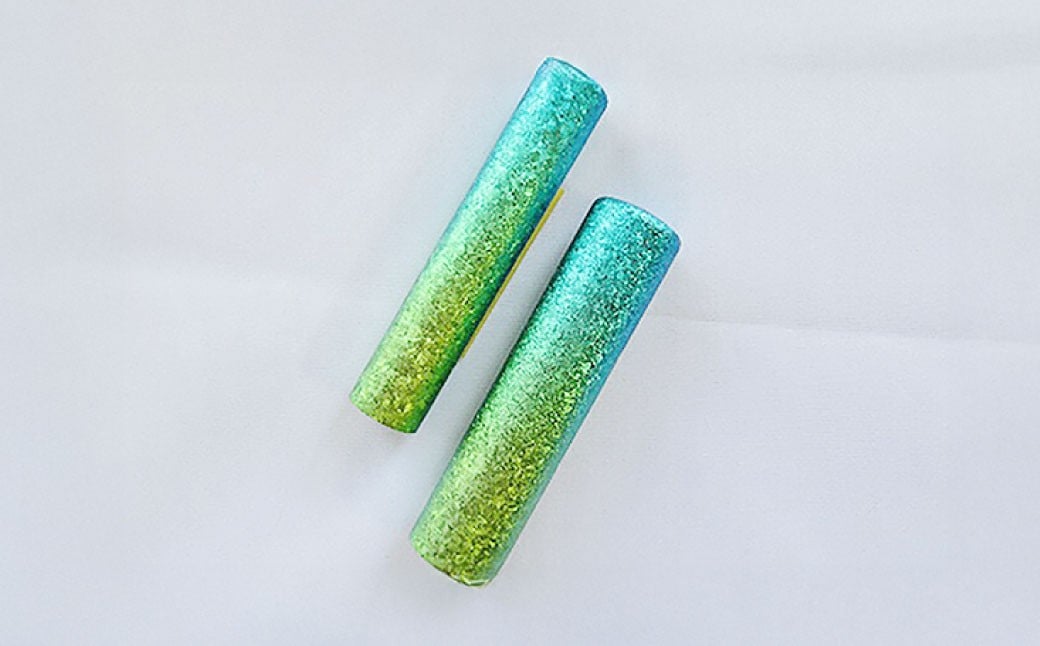 【選べるカラー】『職人さん』もお気に入り。自己主張した6色の輝きを楽しめる エクセレントチタン（六花）印鑑2本セット