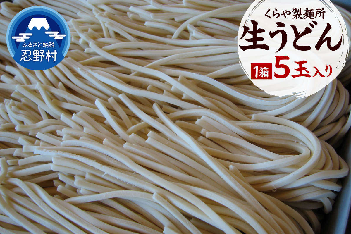 生うどん5玉入り（1玉×250g）