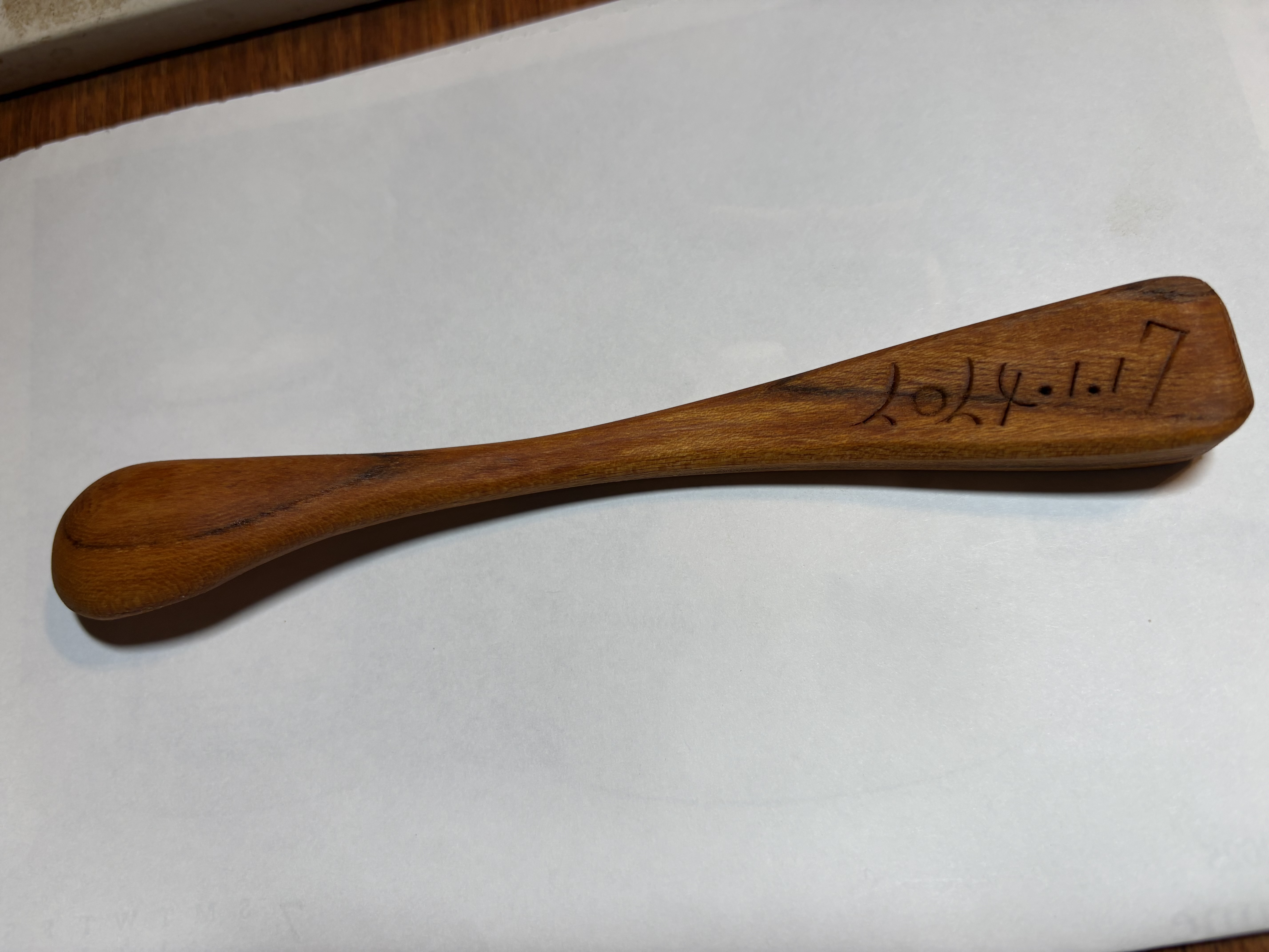 忍野工房　手作り雑貨「天然木のファーストテイクスプーン」