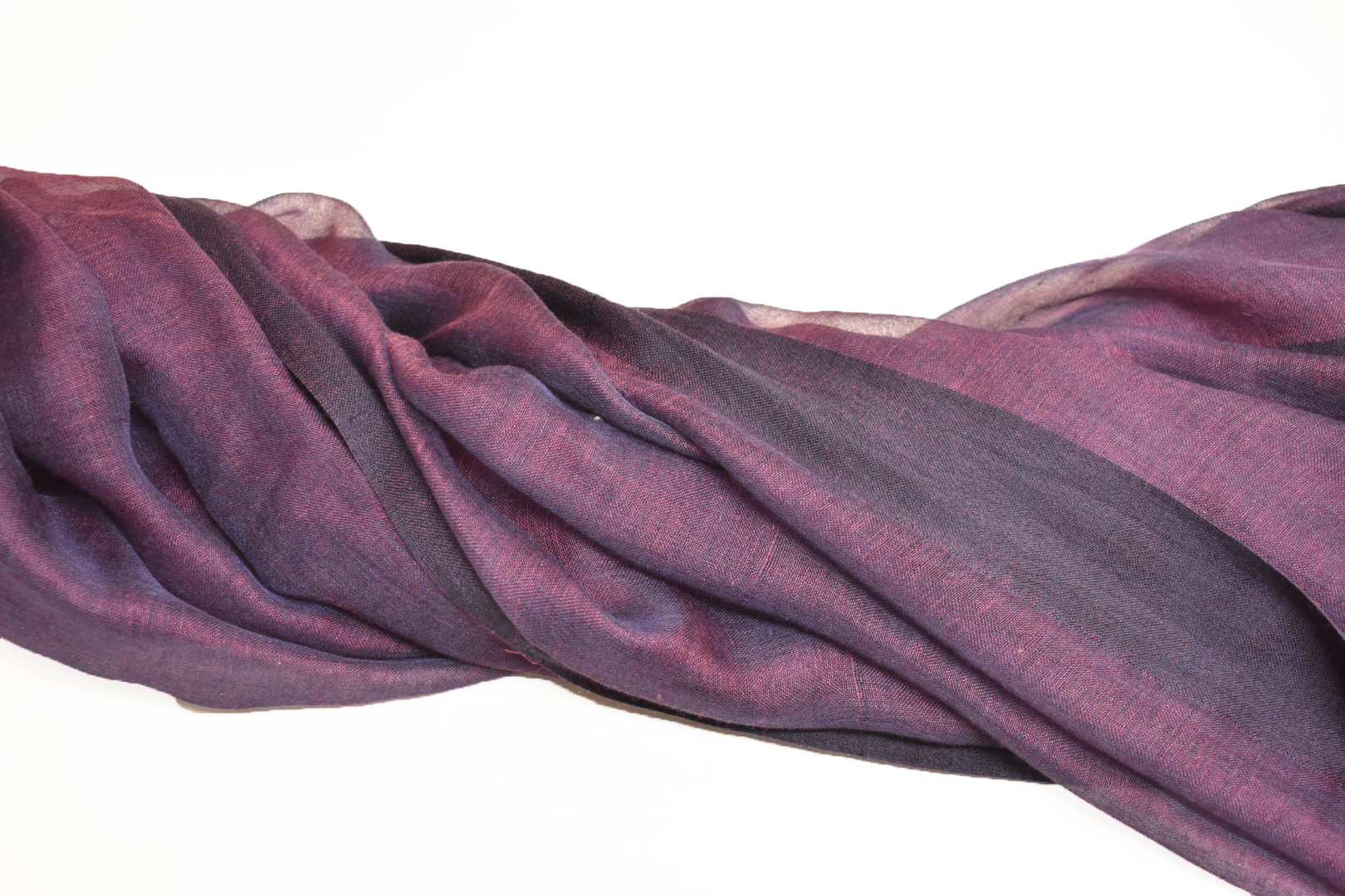 【富士の伏流水で織りなす高級天然素材ストール】シルクカシミヤ「Frame」ストール パープル NSAB006