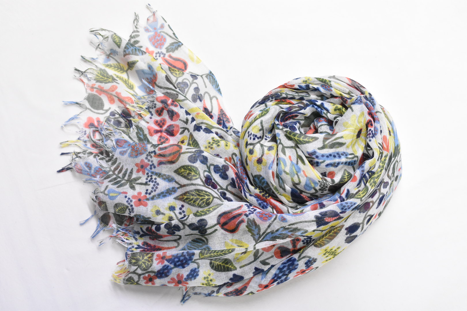 【富士の伏流水で織りなす高級天然素材ストール】スティグ・リンドベリ ハーバリウム シロ NSAB001