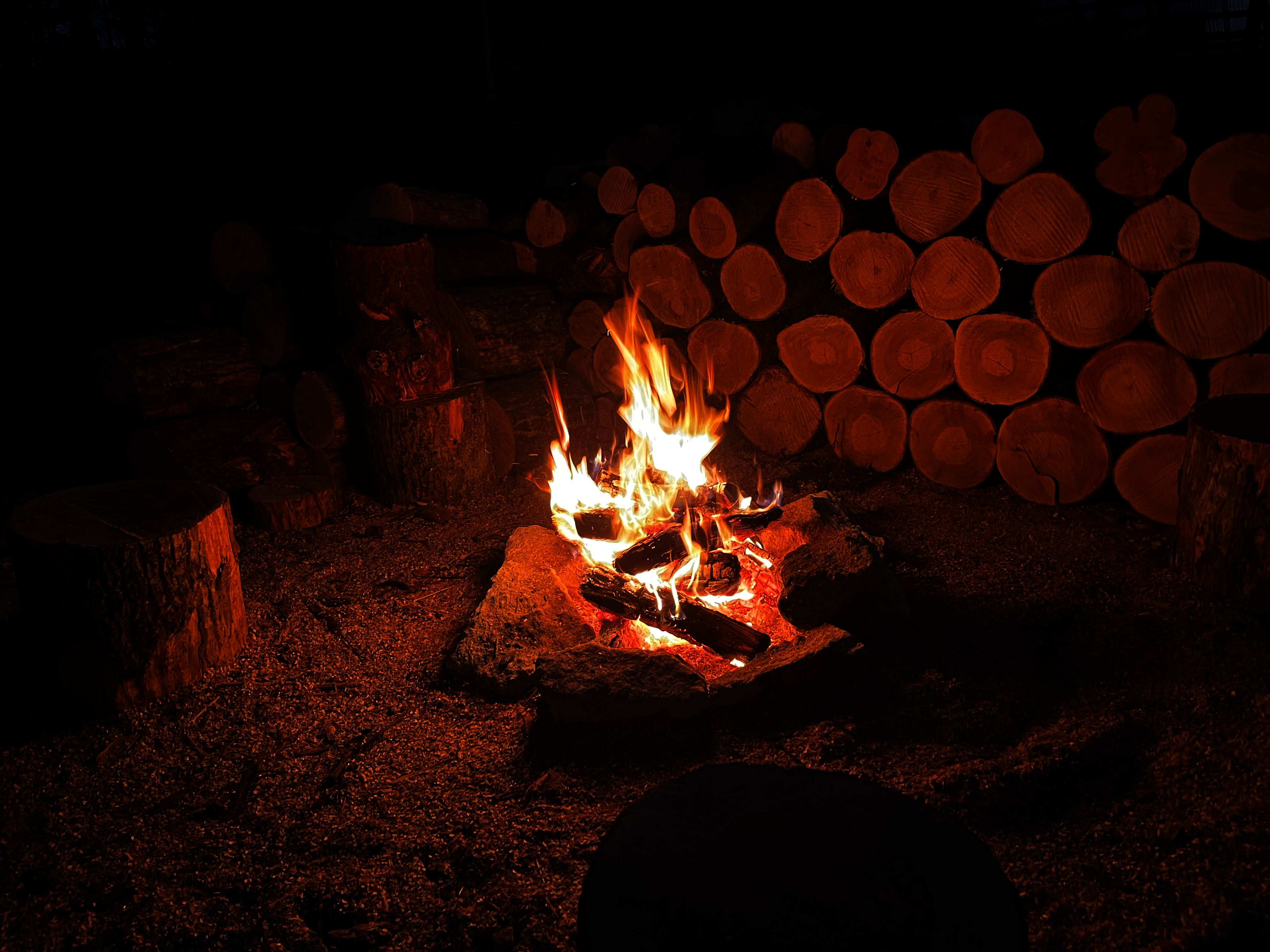 鳴沢村 富士山の天然楢薪【焚き火用】 NSAC001