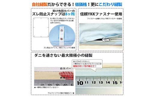 【ベージュ】防ダニ敷布団カバー綿１００％【ダニの通過率０％】ダブル１４５×２１５ｃｍソフト綿