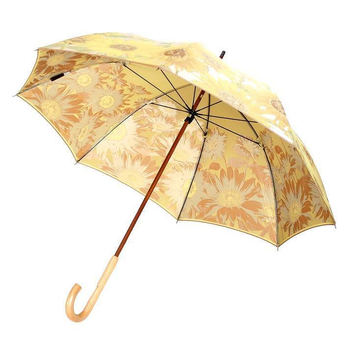 槙田商店【晴雨兼用】長傘 ”絵おり”  向日葵