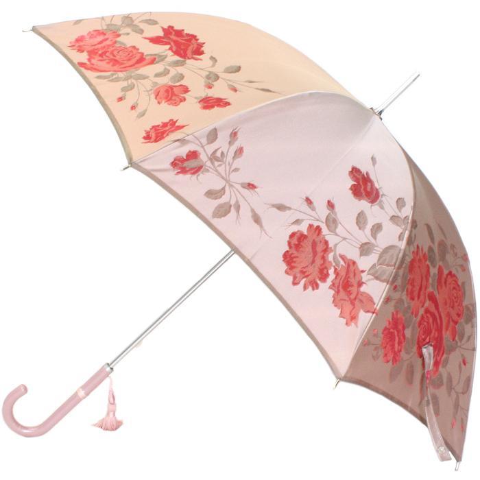 槙田商店【晴雨兼用】長傘 ”絵おり” 薔薇
