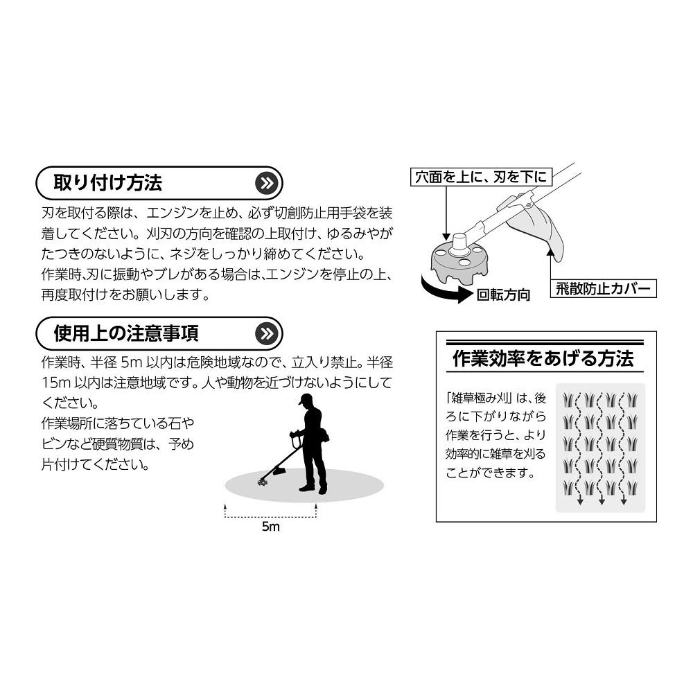 金属加工の匠がこだわり作った「 雑草極み刈・トルネードタイプ」