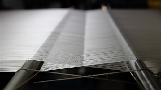 富士桜工房リネン×シルクストール「さらつや」ミントブルー　通気性に優れたストール！