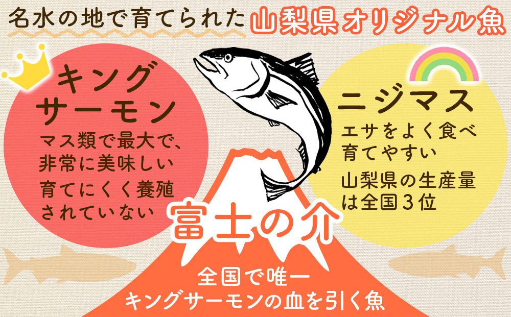 山梨 ご当地 サーモン 富士の介丸ごとセット