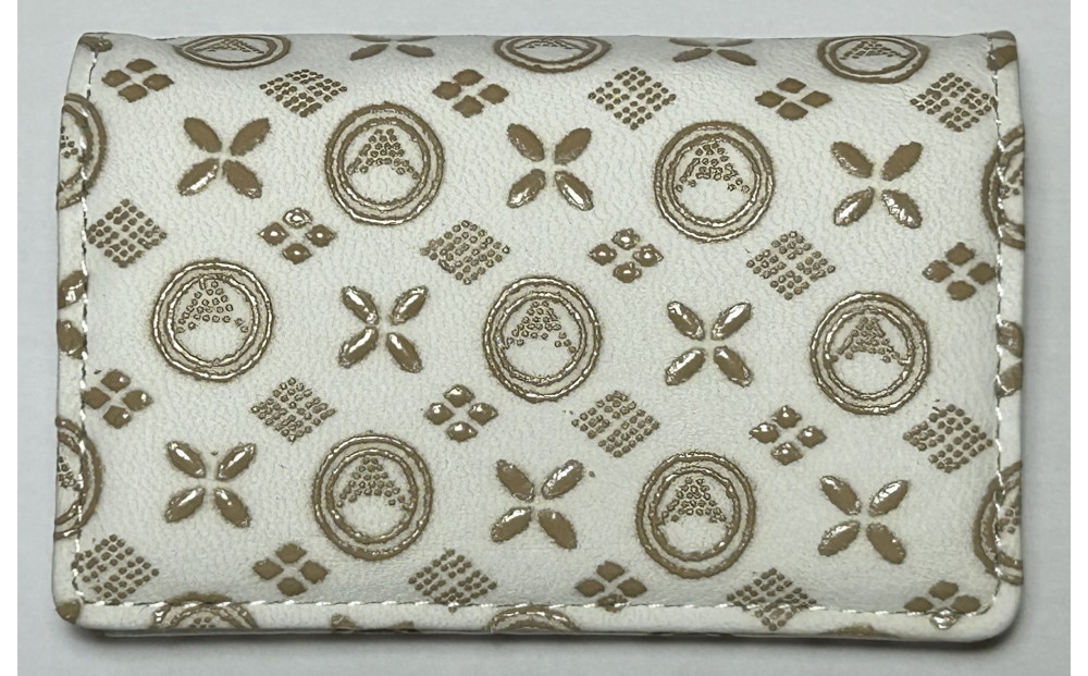 白い甲州印伝「URUSHINASHIKA」コインケース1個