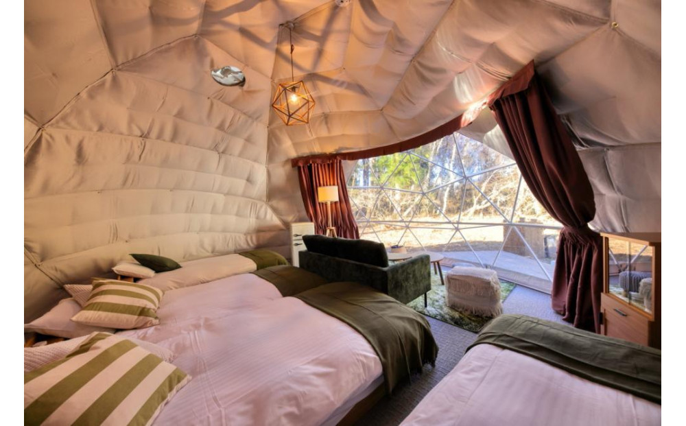 富士河口湖 グランピング 宿泊券 HOSHIFULL DOME FUJI（10,000円分）