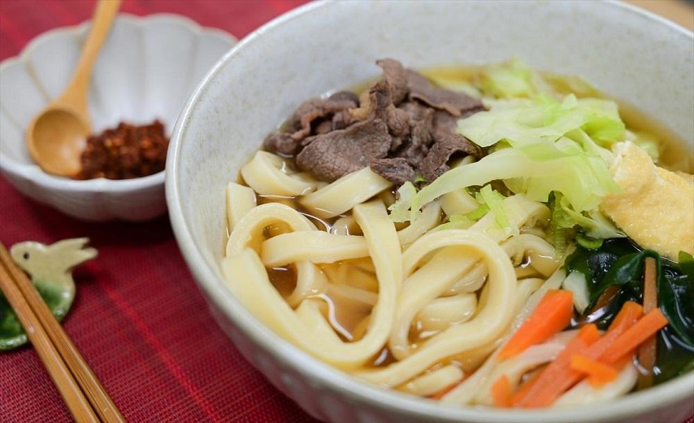 湖桜製麺】河口湖 生麺セット（吉田のうどん2食×2、ほうとう2食×2