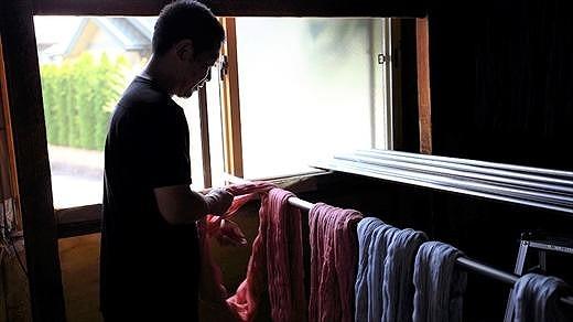 富士桜工房コットン×シルクストール SURURI (紫陽花)スルリと滑るようなサラサラ質感！