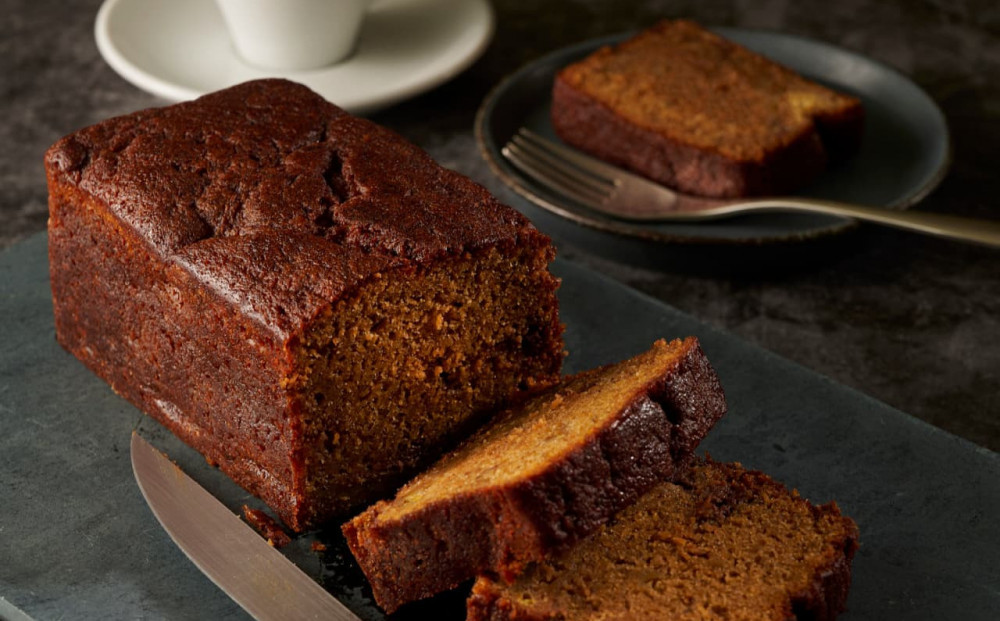 自家製 バナナ キャラメル パウンドケーキ Banana caramel poundcake（長さ約18cm/約570g）