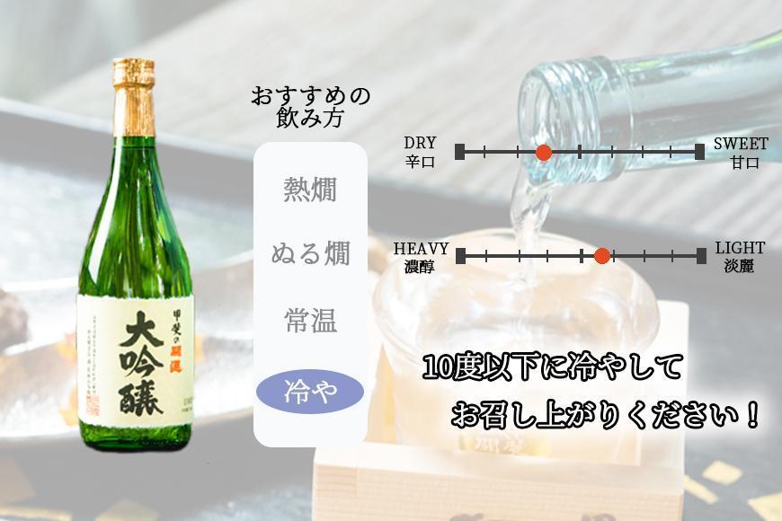 甲斐の開運 大吟醸・純米吟醸「北麓スパークリング」 720mlギフトセット＜富士山の日本酒＞【井出醸造店】