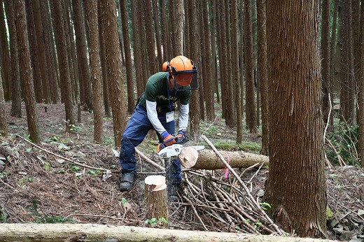 【多摩川の源流で間伐体験】体験コース