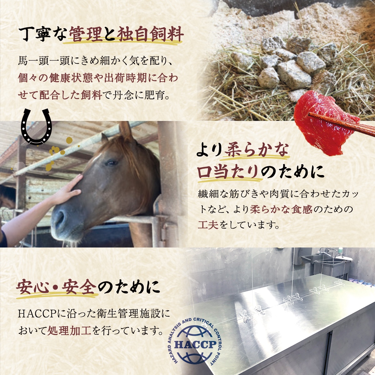 純国産甲州馬刺し CRAZYHORSE　やわらか赤身　生産者おまかせ部位 約200g / 国産 国産肉 馬肉 刺身 肉 ユッケ 桜ユッケ 冷凍 真空パック 