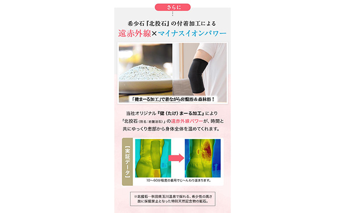 岩盤浴 手首 サポーター【Lサイズ】 |  手首 サポーター  冷え対策 温活 人気 おすすめ 岩盤浴  北投石 遠赤外線 マイナスイオン  冷房対策 寒さ対策 男女兼用  送料無料 長野県 長野市 信州 信濃 ふるさと納税